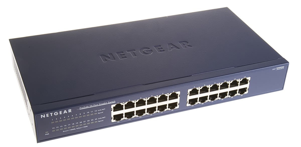 Netgear JGS524, Unmanaged 24 Port Network Switch