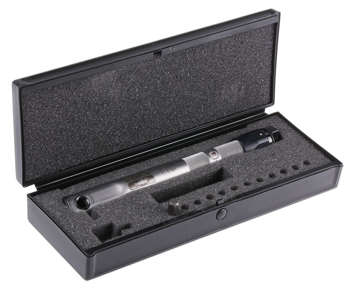 68525 Bahco 1/4 in Square Drive Mechanical Torque Wrench, 1 → 5Nm RS