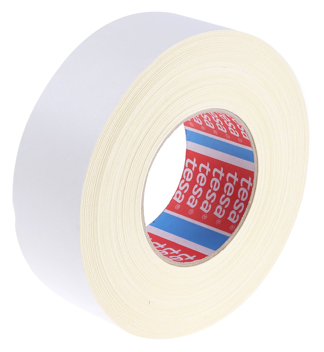 Tesa 4651 Duct Tape, 50m x 50mm, White, Acrylic Coated Finish