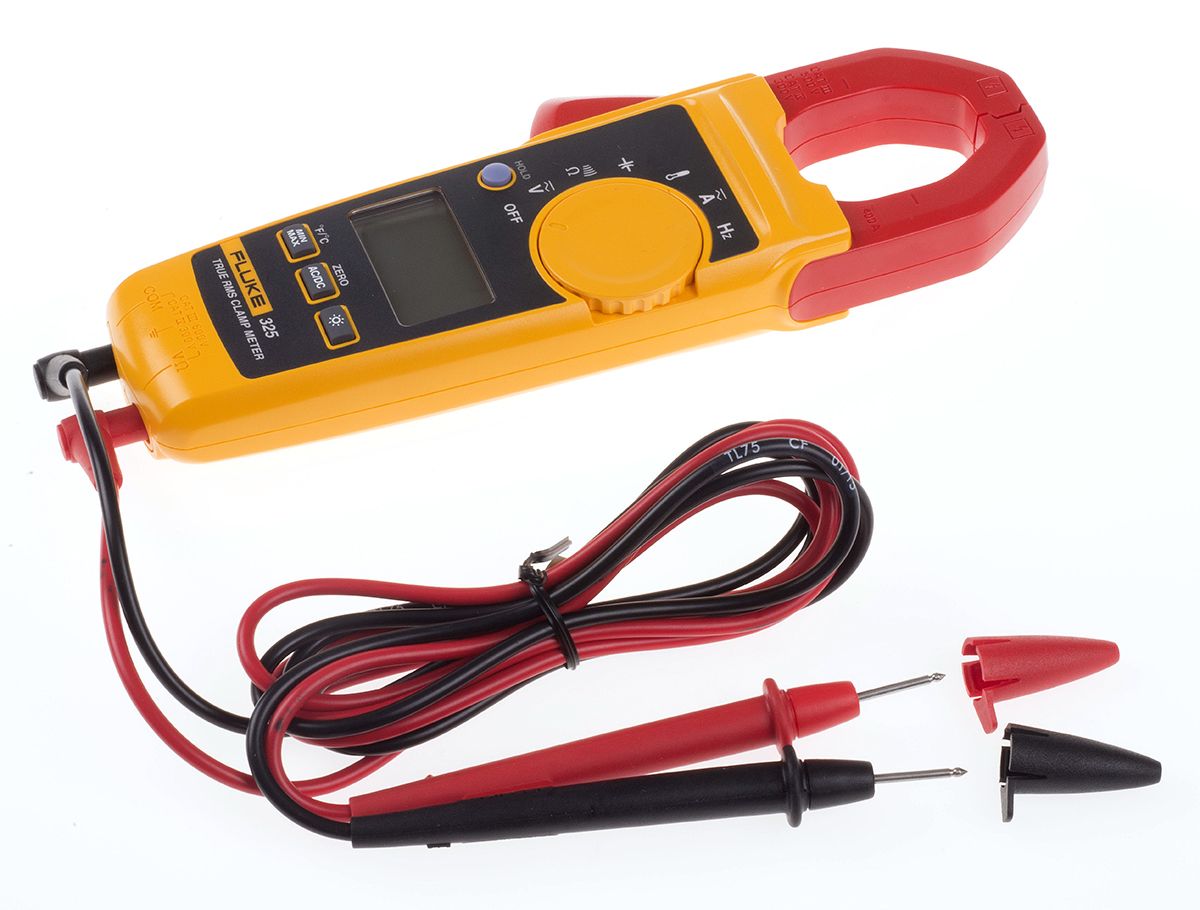 FLUKE 325 Fluke 325 Clamp Meter, 400A dc, Max Current 400A ac CAT III