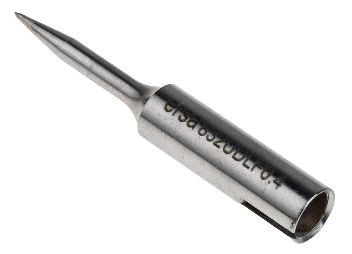 0832UDLF/SB | Ersa 0.4 Mm Conical Soldering Iron Tip For Use With Power ...