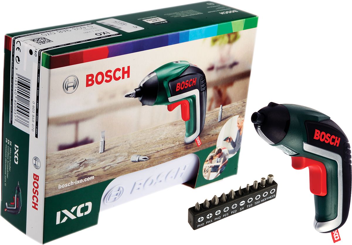 Bosch IXO V 3.6V Electric Screwdriver, UK Plug RS