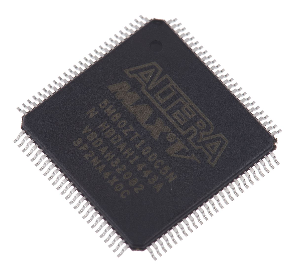 Altera 5M80ZT100C5N, CPLD MAX V Flash 64 Cells, 79 I/O, 80 Labs, 7.5ns, ISP, 100-Pin TQFP