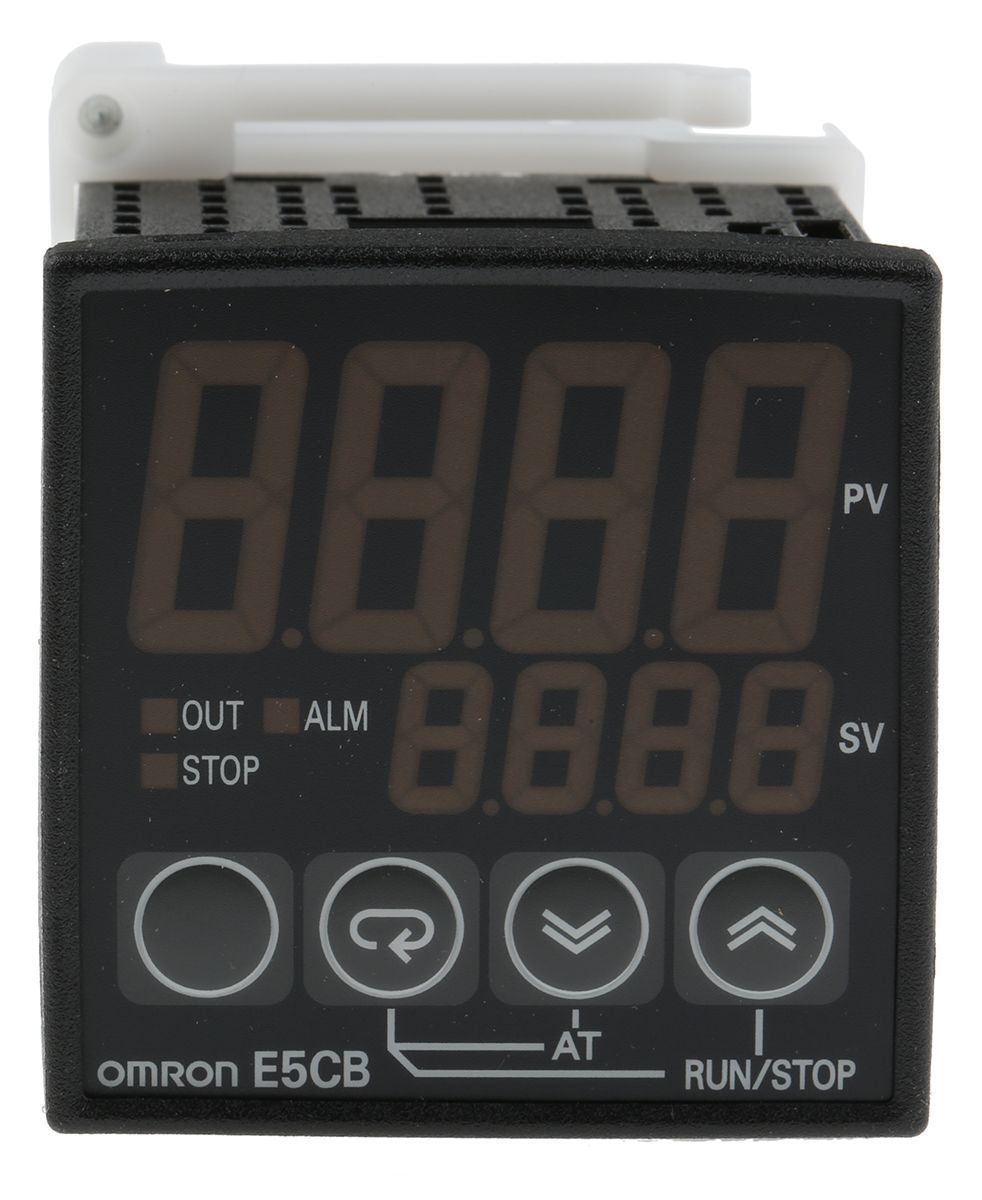 PID temperaturregulator, ON/OFF med 1 Udgang, Størrelse: 48 x 48mm, 100→ 240 V ac