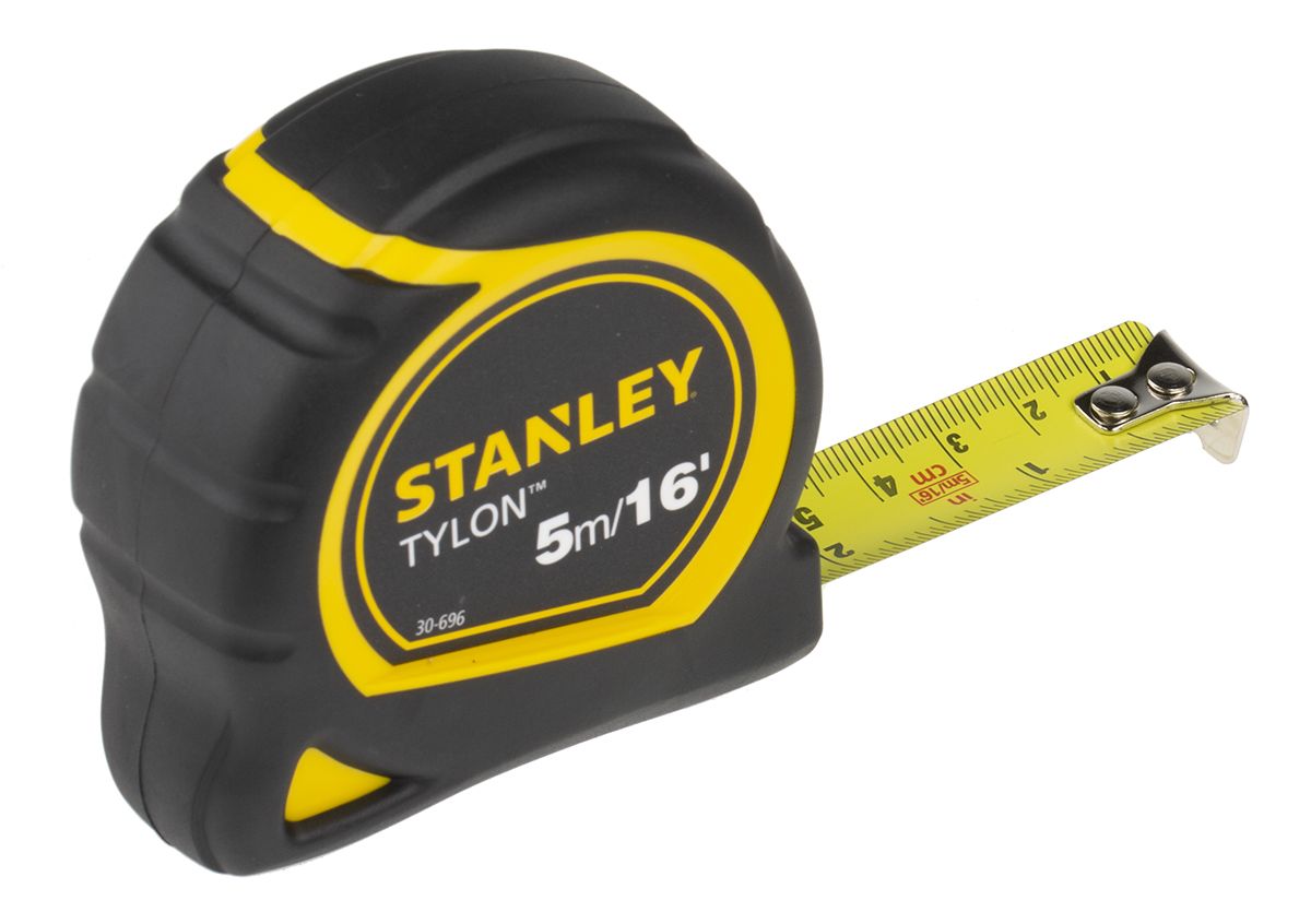 Tylon 5m Tape Measure, Metric & Imperial, With RS Calibration