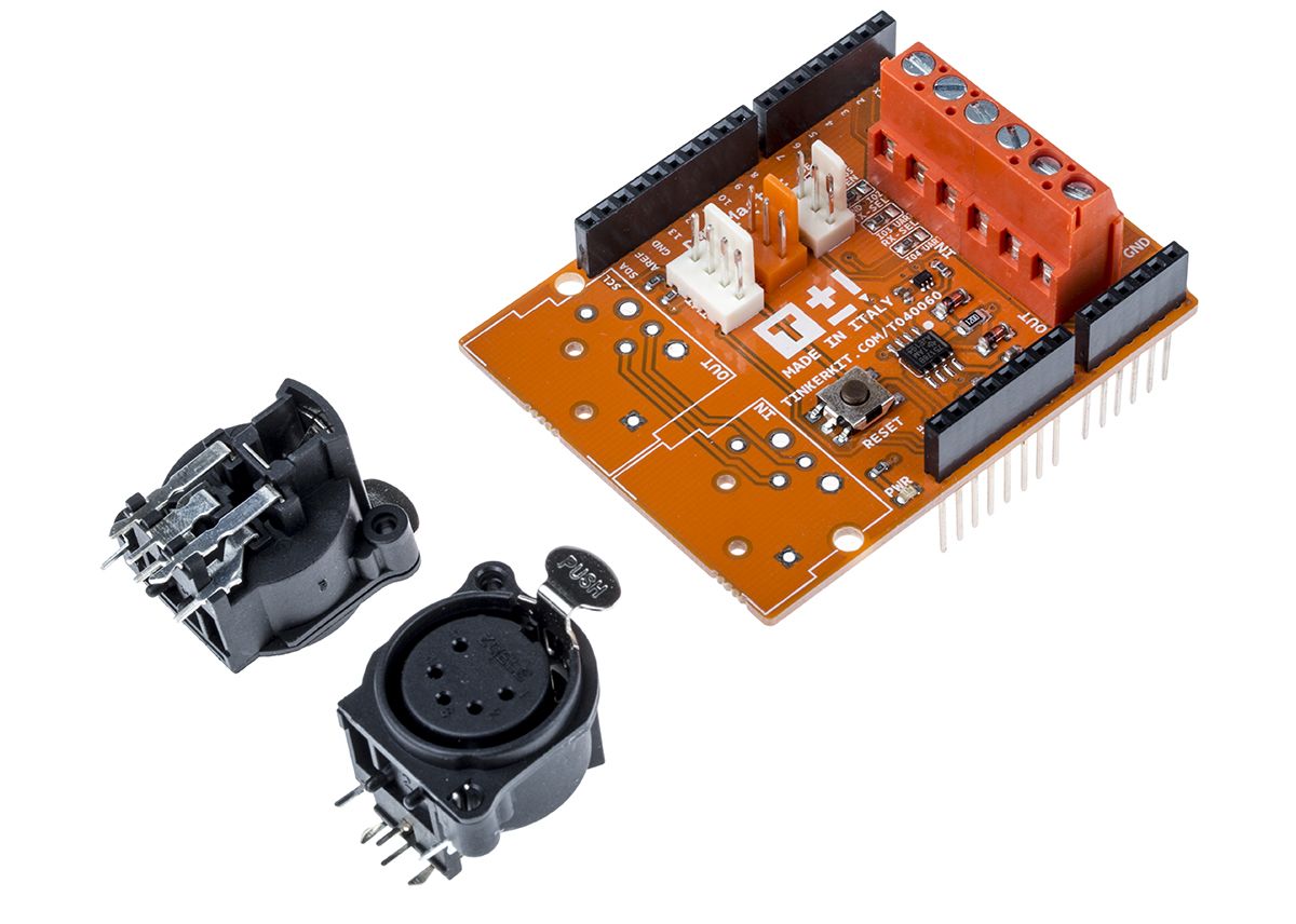 Arduino Shield, MCU, Tinkerkit Dmx Master Shield, Přídavná deska