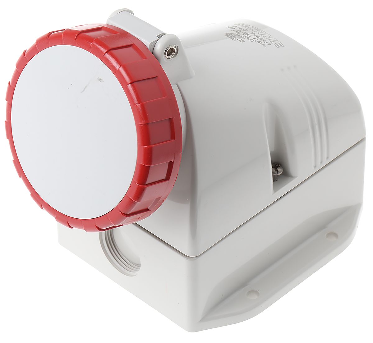 5181656t Scame Ip66 Ip67 Red Wall Mount 3pe Industrial Power