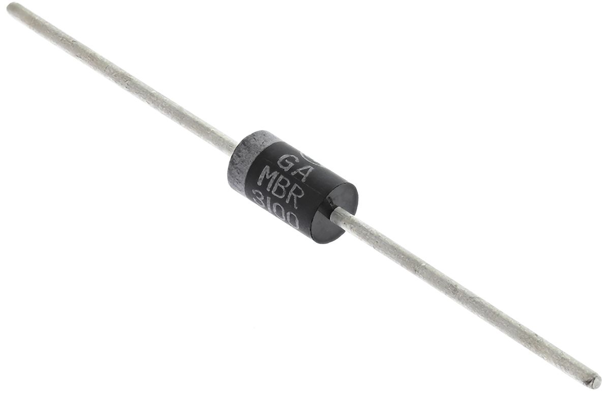 onsemi 100V 3A, Schottky Diode, 2-Pin DO-41 MBR3100G | RS