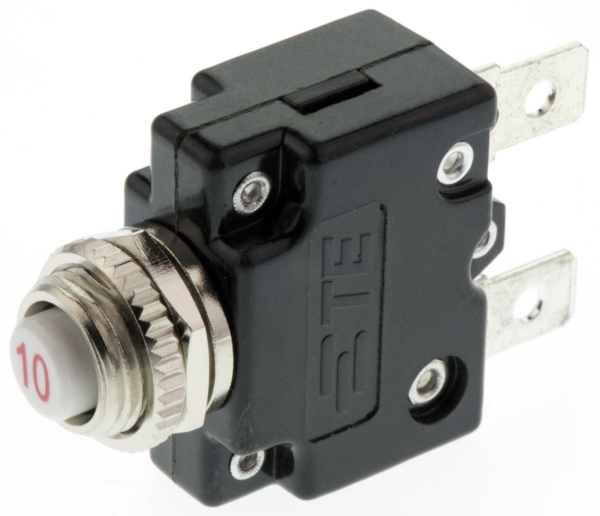 TE Connectivity W57 Single Pole Thermal Circuit Breaker - 250V ac Voltage Rating, 10A Current Rating