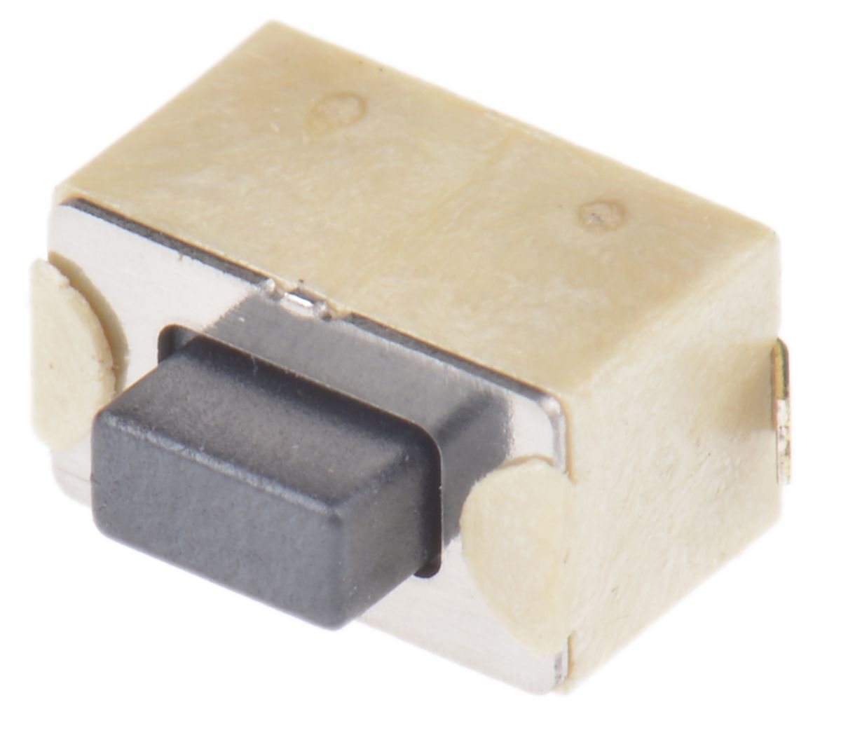 Black Tactile Switch, Single Pole Single Throw (SPST) 50 mA @ 12 V dc 1.5mm Surface Mount