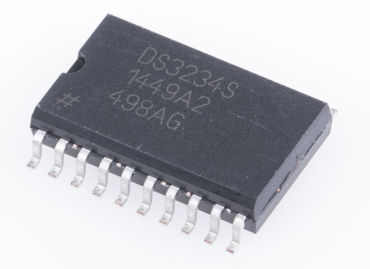 Maxim Integrated DS3234S, Real Time Clock (RTC), 256B RAM SerialSPI