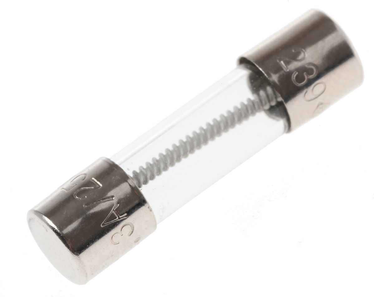 0239003.MXP Littelfuse 3A T Glass Cartridge Fuse, 5 x 20mm RS