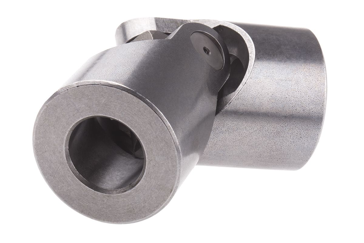 RS PRO Universal Joint, Single, Plain, Bore 18mm, 74mm Length RS