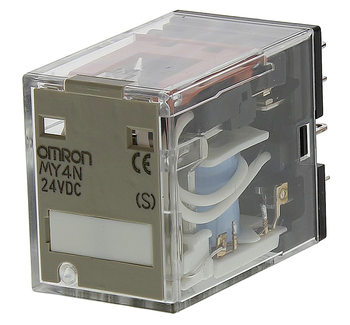 Omron Plug In Power Relay, 24V dc Coil, 5A Switching Current, 4PDT