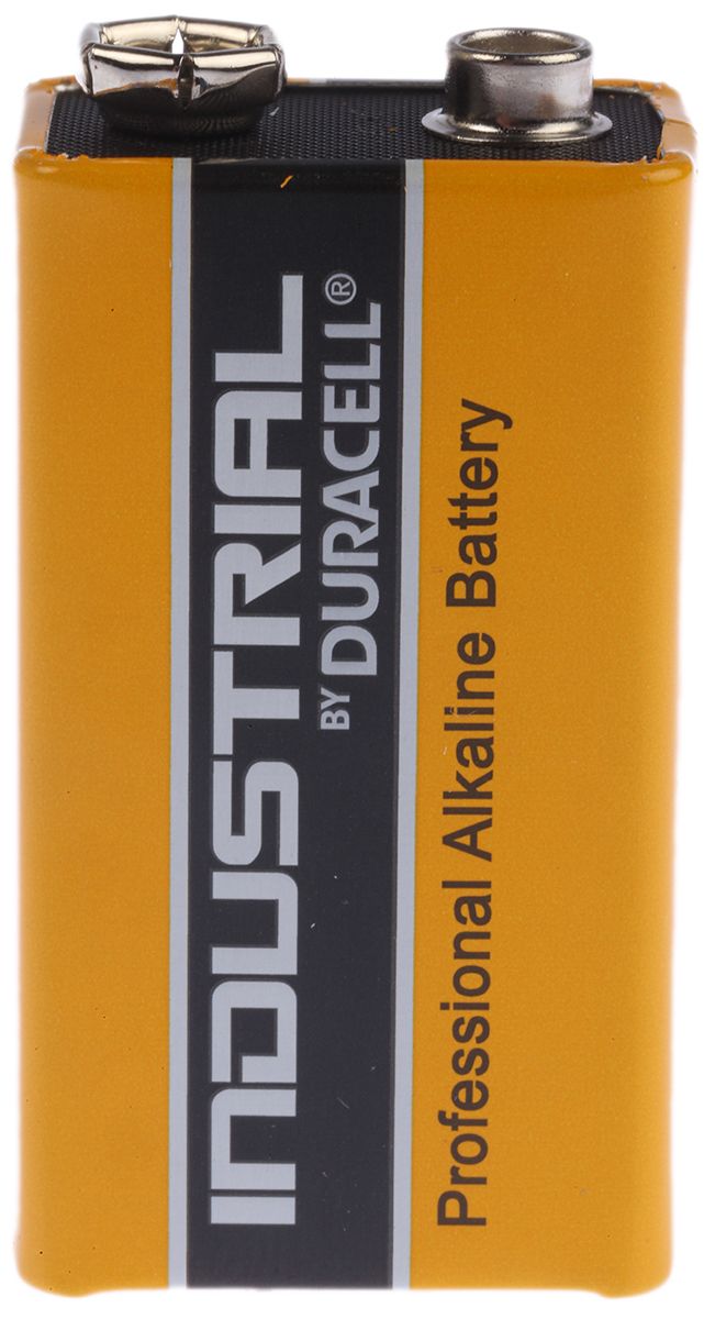 Industrial by Duracell Duracell Alkaline 9V Battery PP3