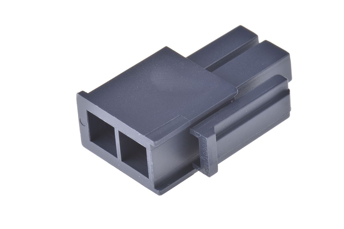 Molex, Mega-Fit Male Connector Housing, 5.7mm Pitch, 2 Way, 2 Row