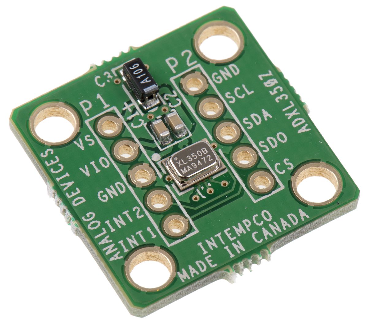 Módulo de desconexión Sensor de acelerómetro Analog Devices - EVAL-ADXL350Z