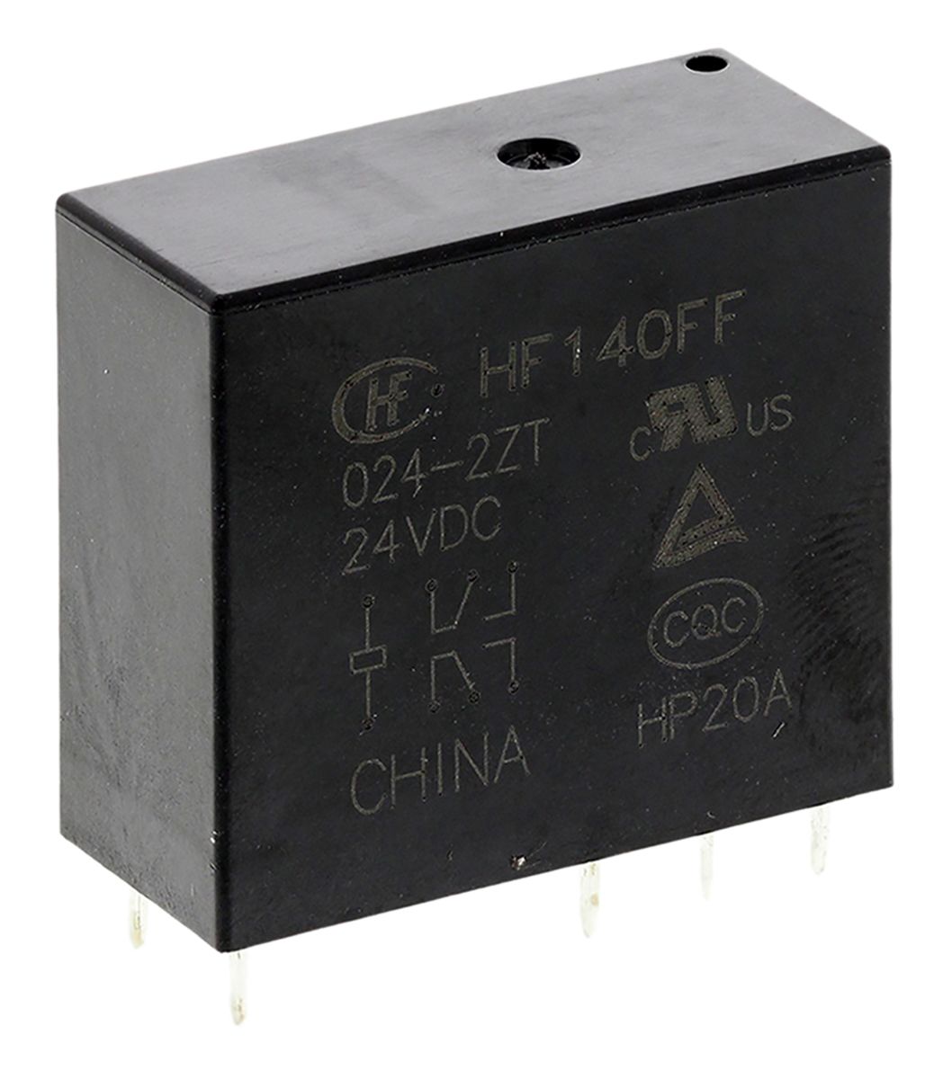 RS PRO PCB Mount NonLatching Relay, 24V Coil, 10A Switching Current