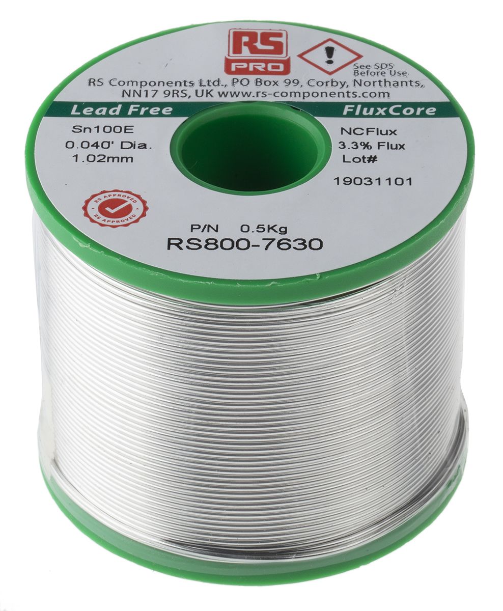 RS PRO Wire, 1.01mm Lead Free Solder, 228°C Melting Point | RS