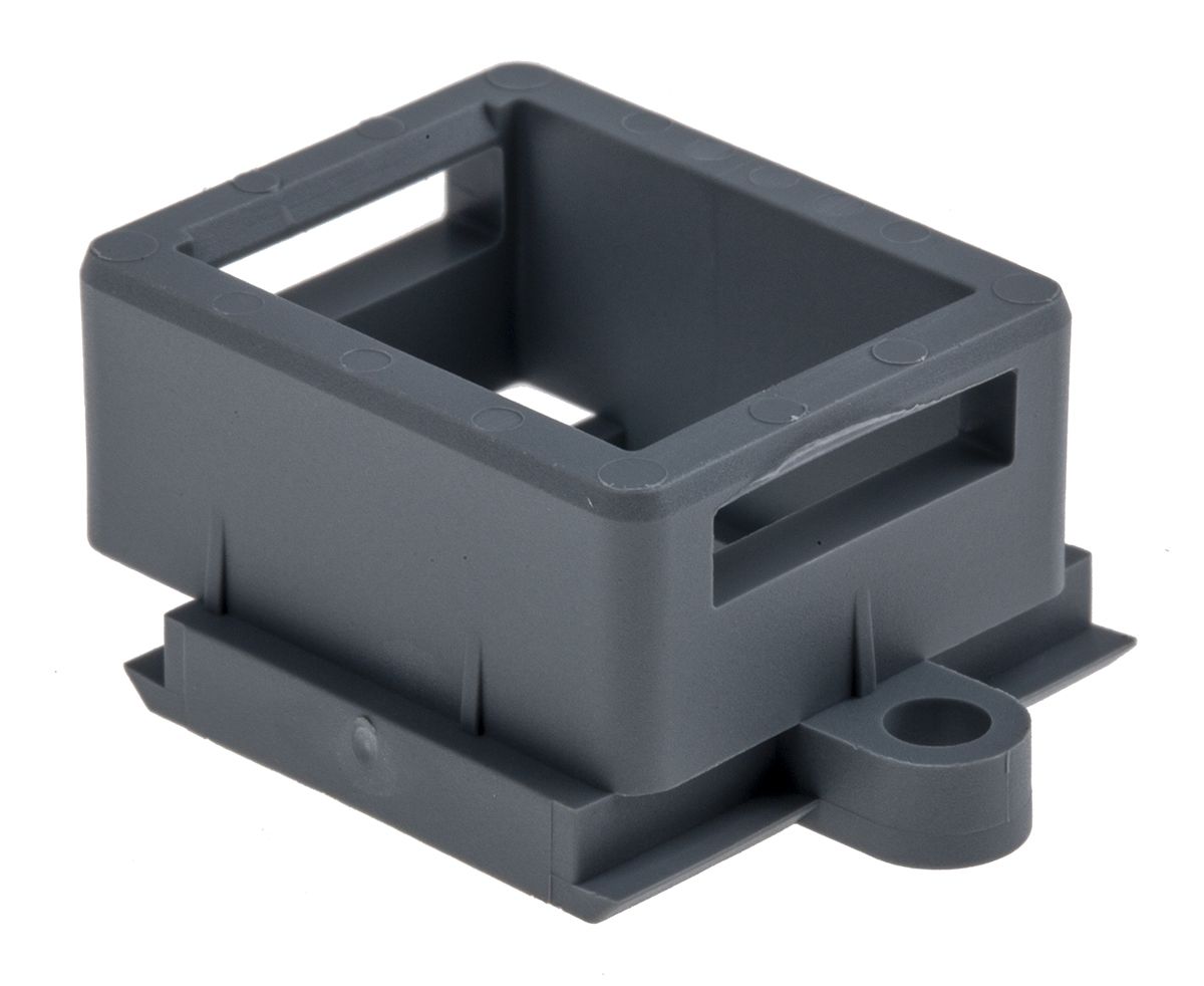 Phoenix Contact, VS-08-A-RJ45/MOD-1-IP20 Panel Mount Frame for use with Keystone Modular Socket Inserts
