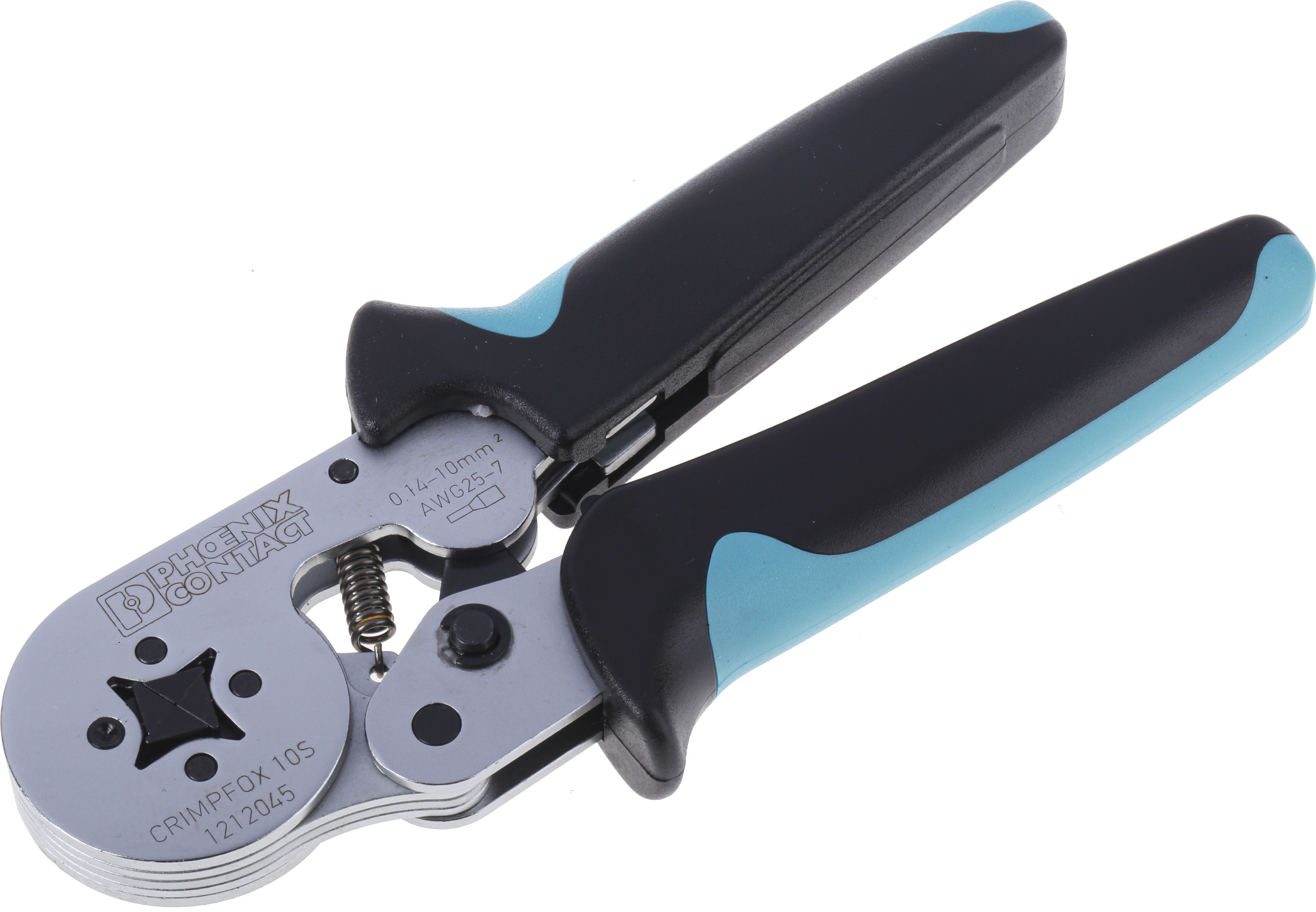 Phoenix Contact CRIMPFOX 10S Hand Crimping Tool for Ferrule, 0.14mm² to 10mm²
