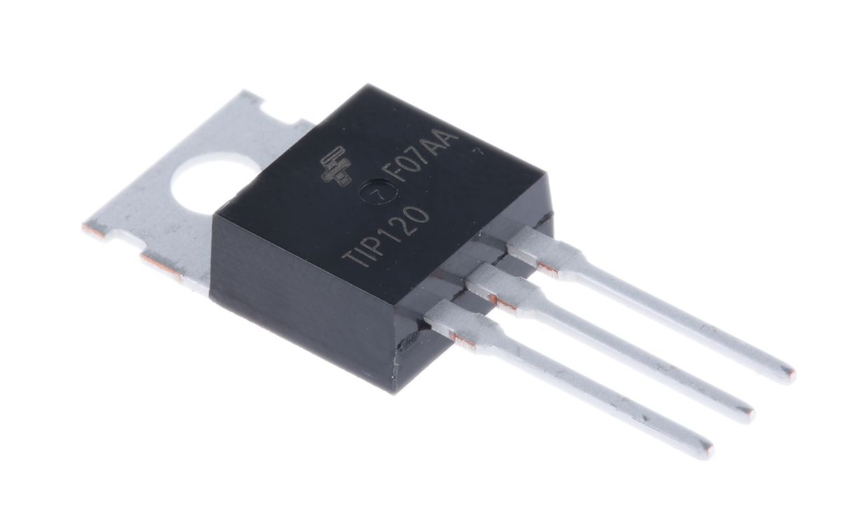 onsemi TIP120 Dual NPN Darlington Transistor, 8 A 60 V HFE:1000, 3-Pin TO-220