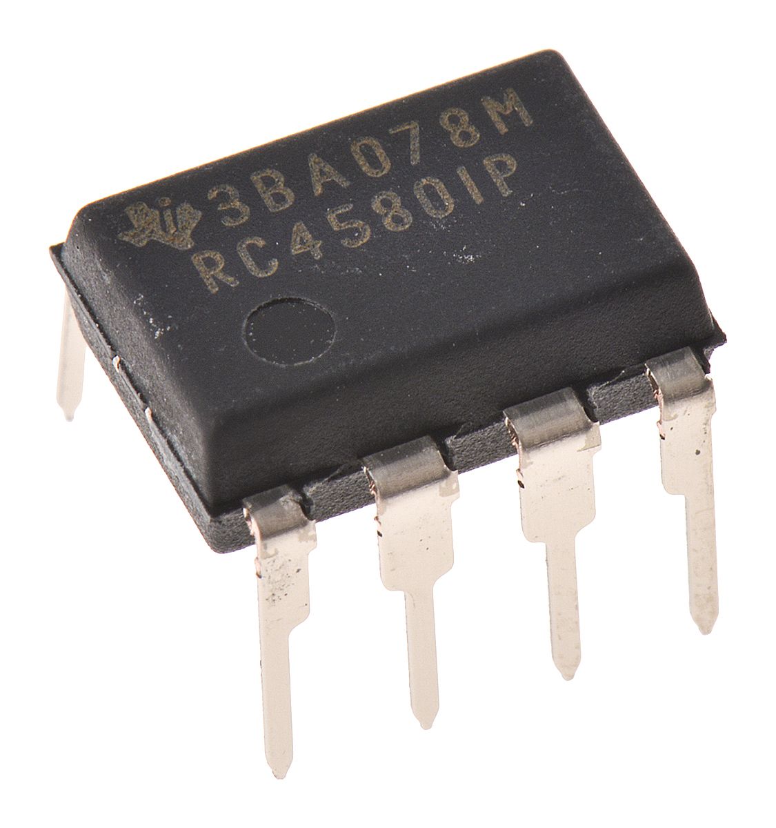 RC4580IP Texas Instruments, Audio, Op Amp, 12MHz 1 kHz, 8-Pin PDIP