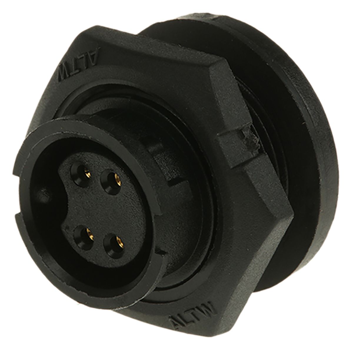 BD04PMFSLC7001 Amphenol Industrial BD Panel Mount Connector, 4