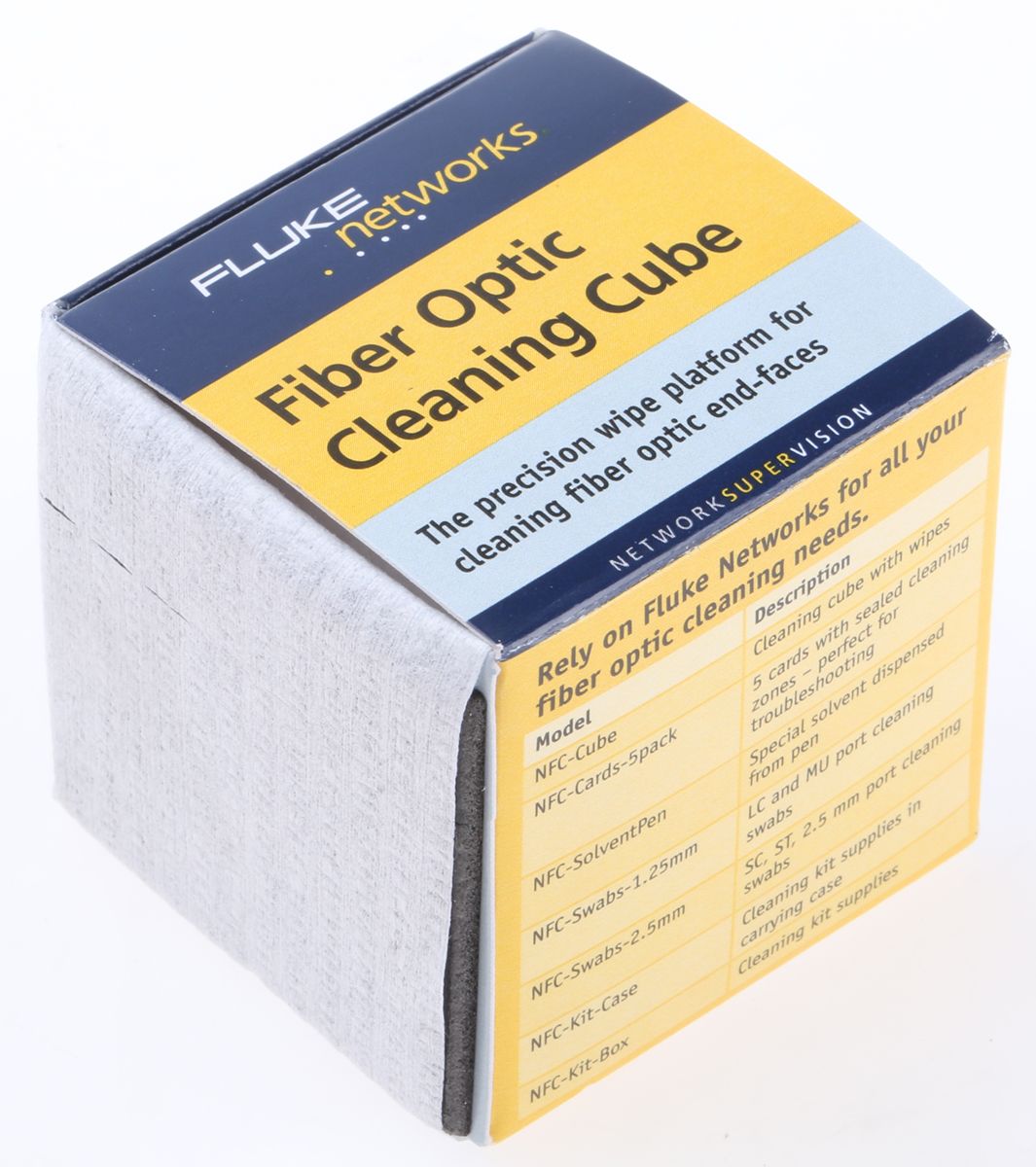 Fluke Networks Quick Clean Cleaning Kit, NFC-CUBE