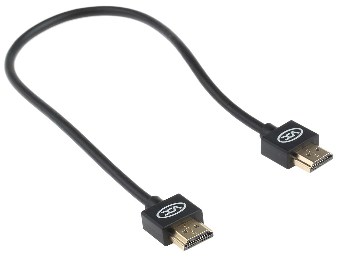 Van Damme Male HDMI to Male HDMI Cable, 350mm
