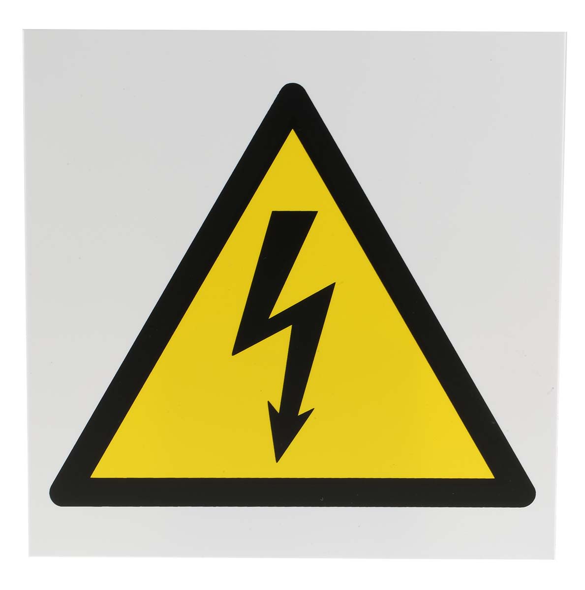 RS PRO Electrical Hazard Warning Sign