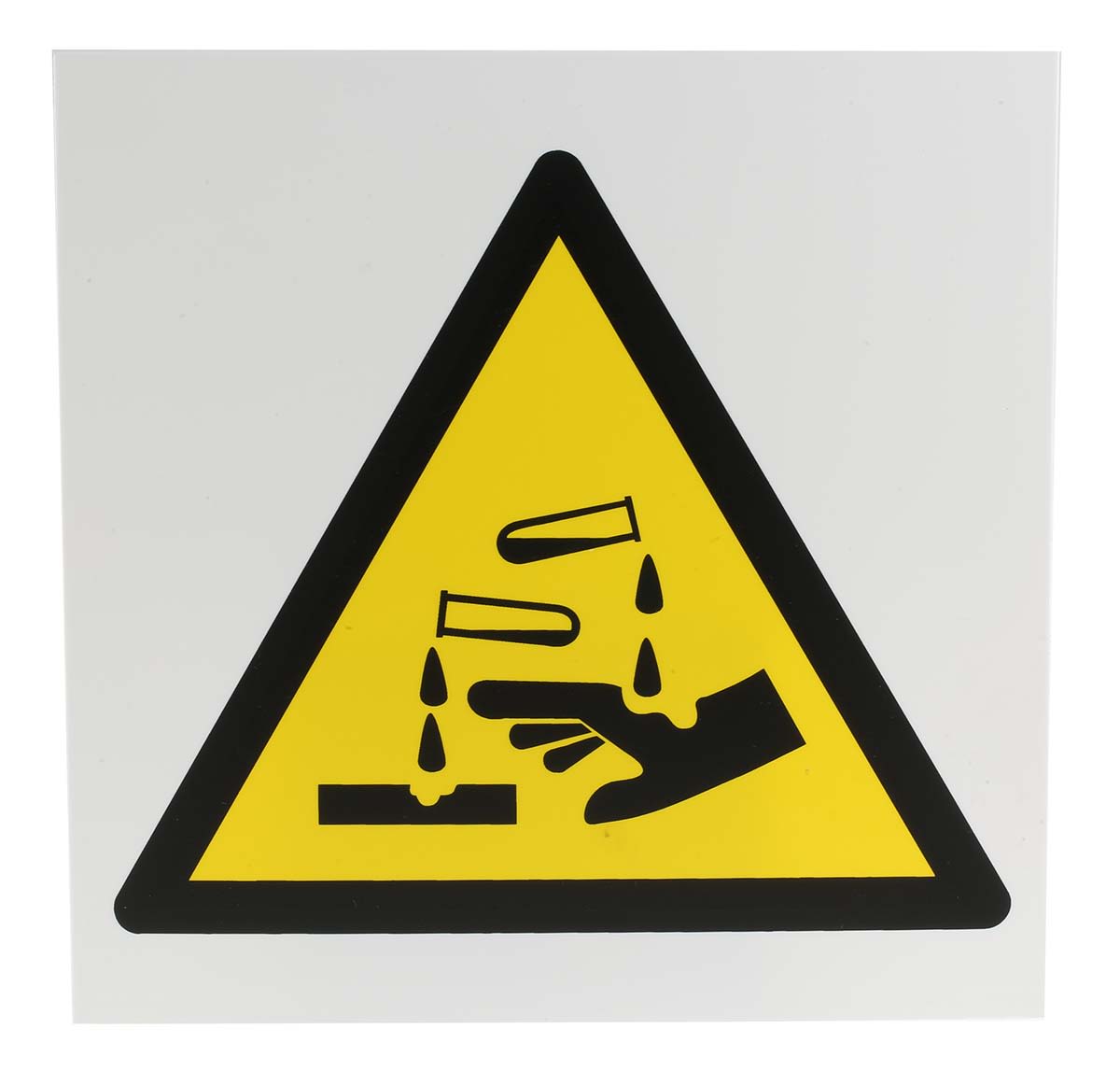 RS PRO Hazardous Substances Hazard Warning Sign