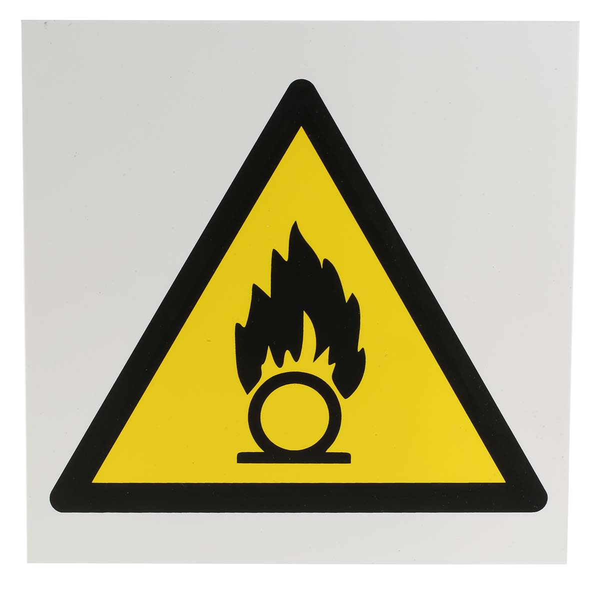RS PRO Hazardous Substances Hazard Warning Sign