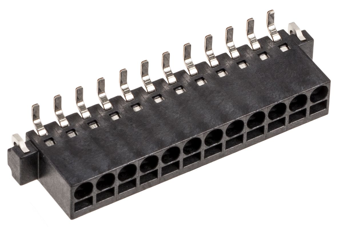 Harting Har-Flexicon 12-pin PCB Terminal Strip, 2.54mm Pitch