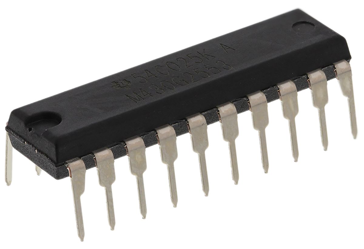 Mikrokontrolér MSP430G2553IN20 16bit MSP430 16MHz 16 kB Flash 512 B RAM, počet kolíků: 20, PDIP