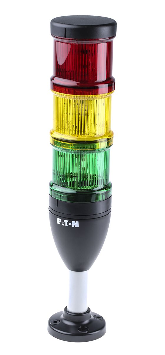 Eaton SL7 LED Signalturm 3-stufig Rot/Gelb/Grün + , 24 V ac/dc, Ø 72mm x 356mm