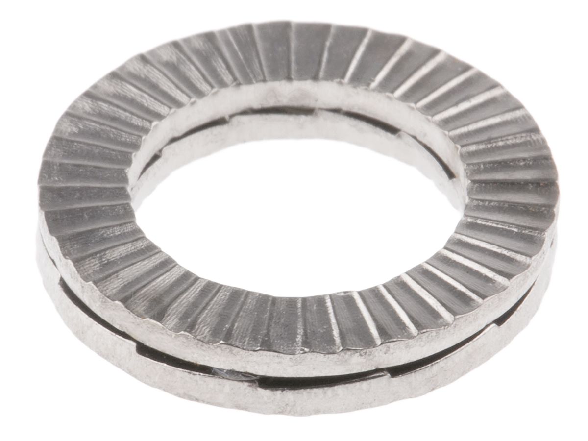 A4 316 Stainless Steel Wedge Lock Lock Washer, M10