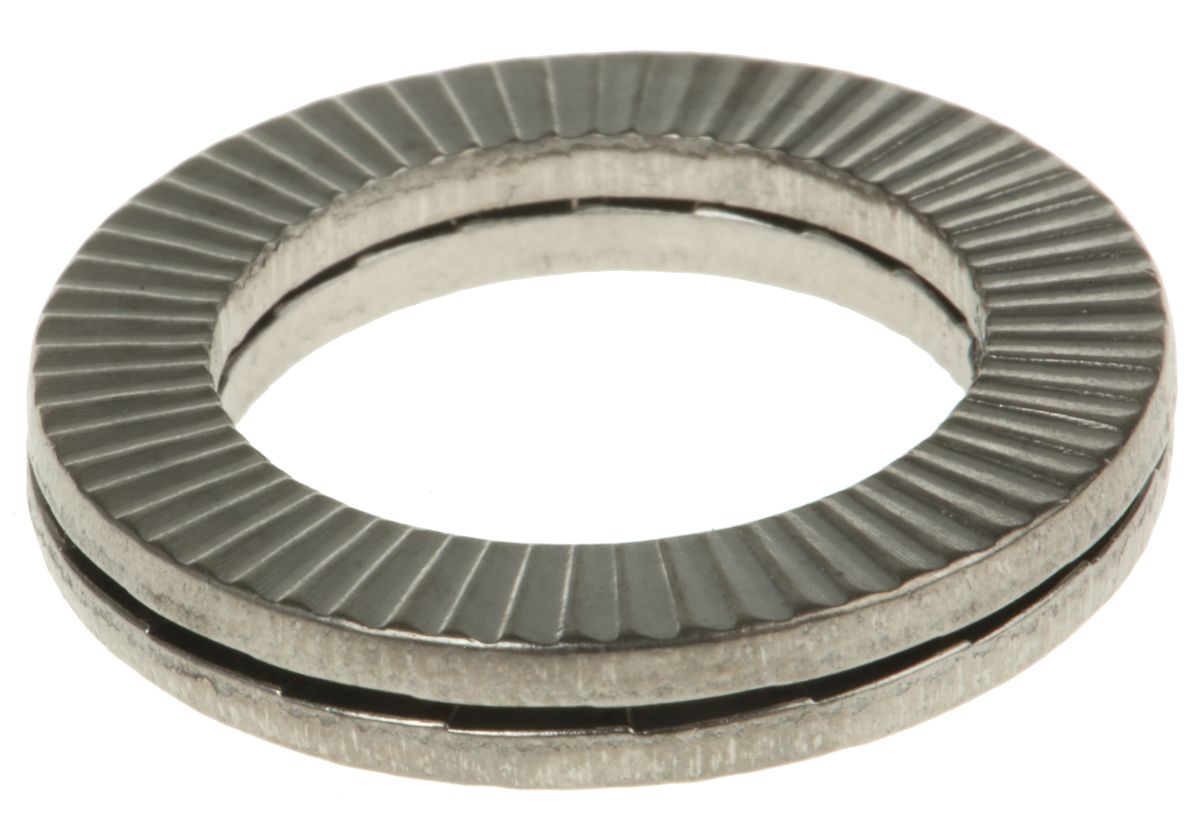 Stainless Steel Wedge Lock Lock Washer, M16, A4 316