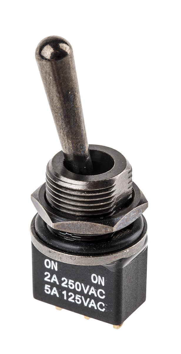 RS PRO Toggle Switch, PCB Mount, OnOn, SPDT, Solder Terminal RS