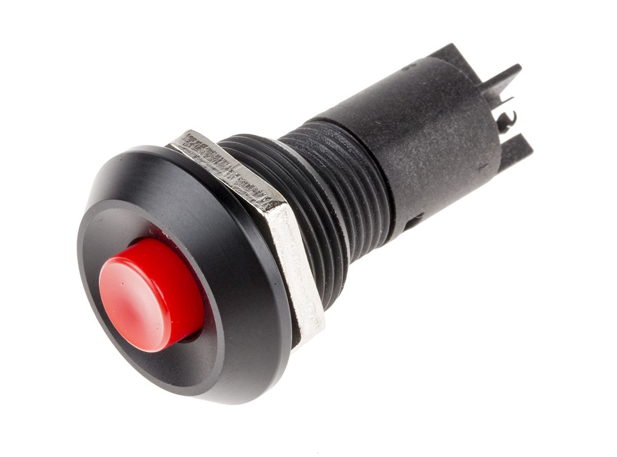 RS PRO Latching Push Button Switch, PCB, SPST, 28V dc RS