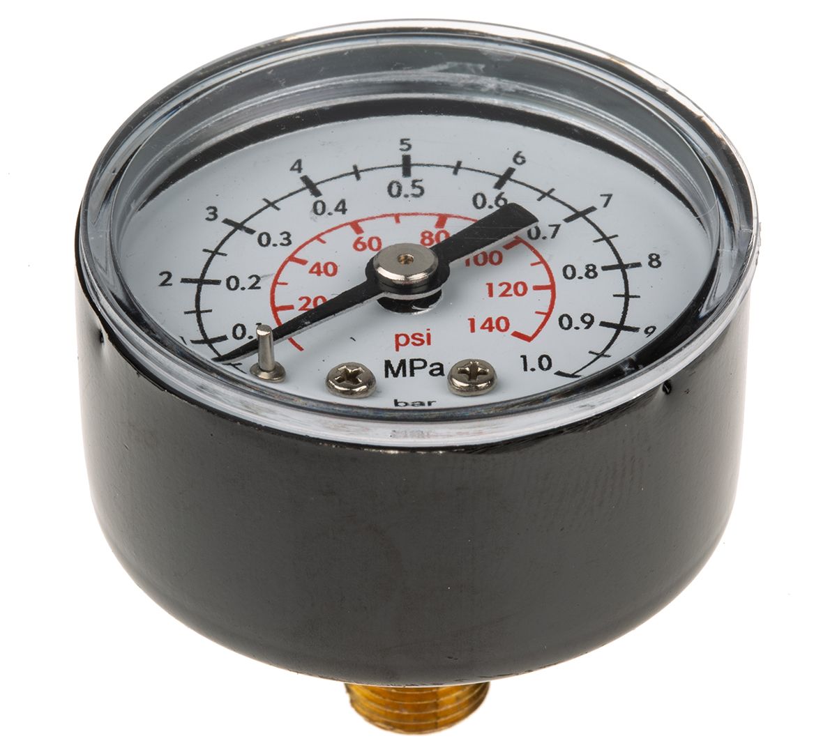 IMI Norgren Dial Pressure Gauge 10bar, 18-013-989, UKAS, 0bar Min. | RS