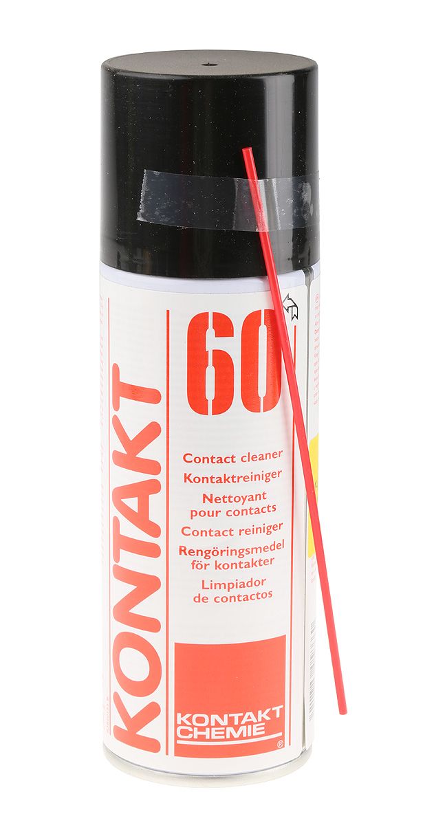 Nettoyant de contacts électriques Kontakt Chemie KONTAKT 60, Aérosol 200 ml pour Contacts électriques