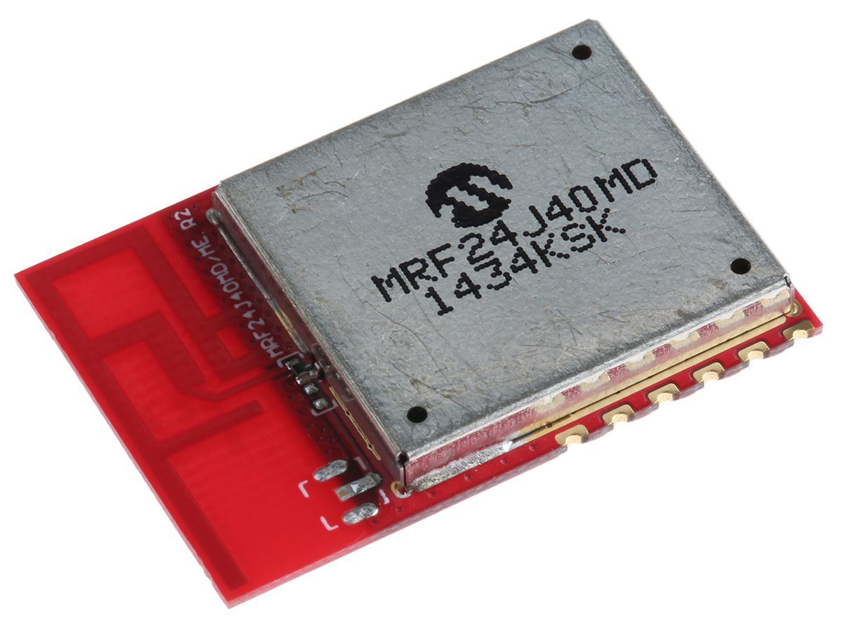 Microchip ZigBee Module for MiWi, ZigBee 2.4GHz MRF24J40MD-I/RM