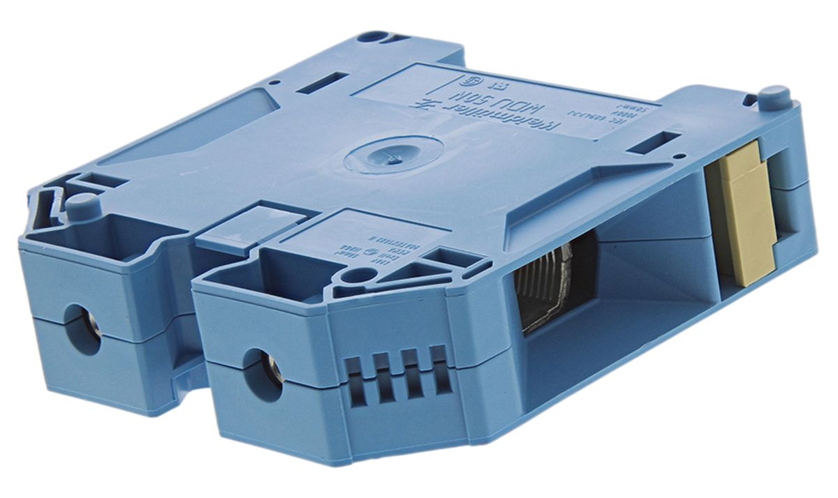 1820850000 Weidmuller Blue W Feed Through Terminal Block, Single