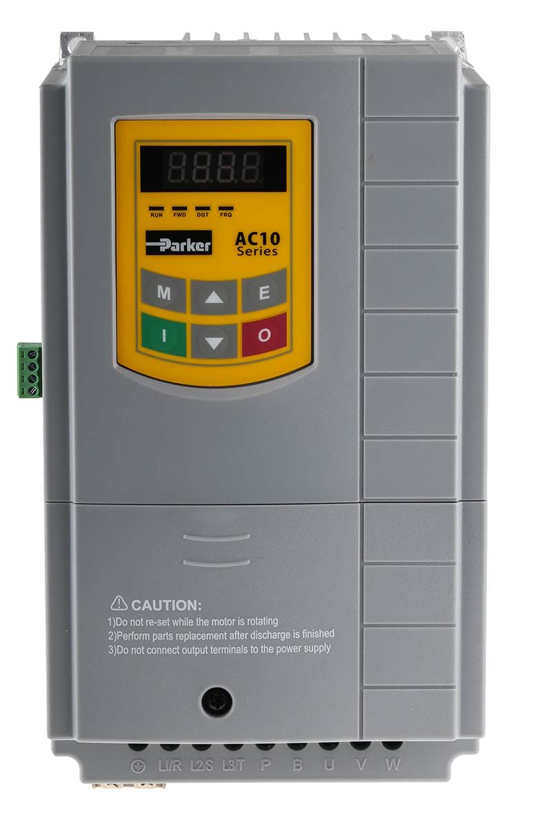 Parker AC10 Inverter Drive, 3-Phase In, 0.5 → 590Hz Out, 4 kW, 400 V ac, 13.6 A