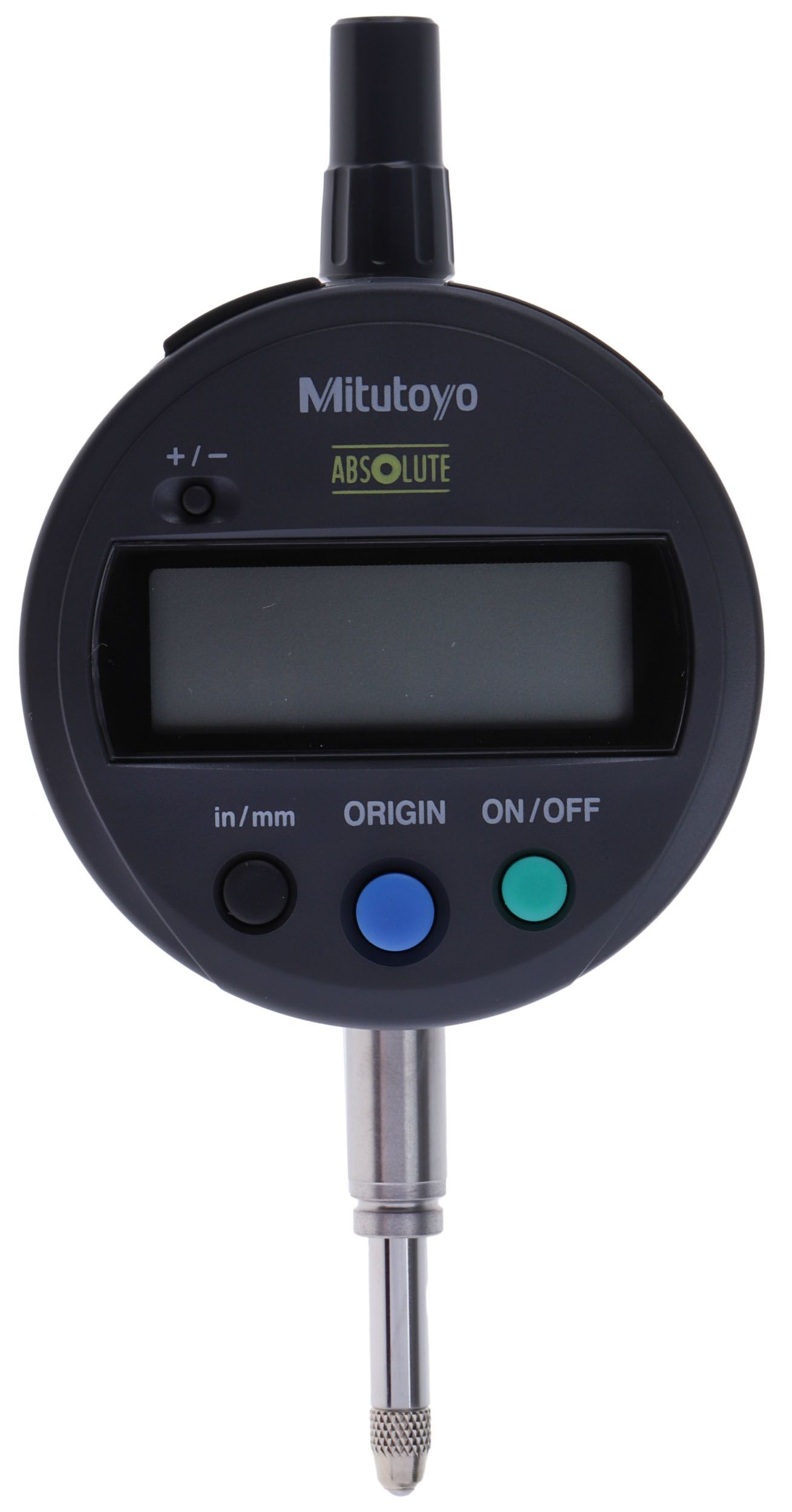 Mitutoyo 543782 Imperial/Metric Dial Indicator, , 0.01 mm Resolution