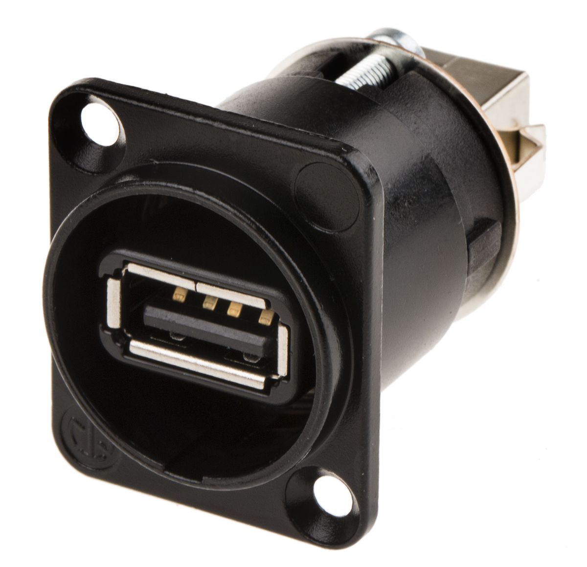 NAUSB-W-B | Neutrik Netzwerkadapter, USB A-Buchse, USB B Buchse, Buchse ...