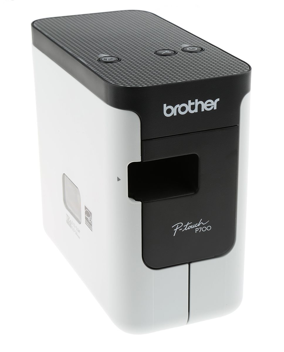 Brother PT-P700 Etikettendrucker bis 24mm Etiketten 180dpi, UK-Netzstecker