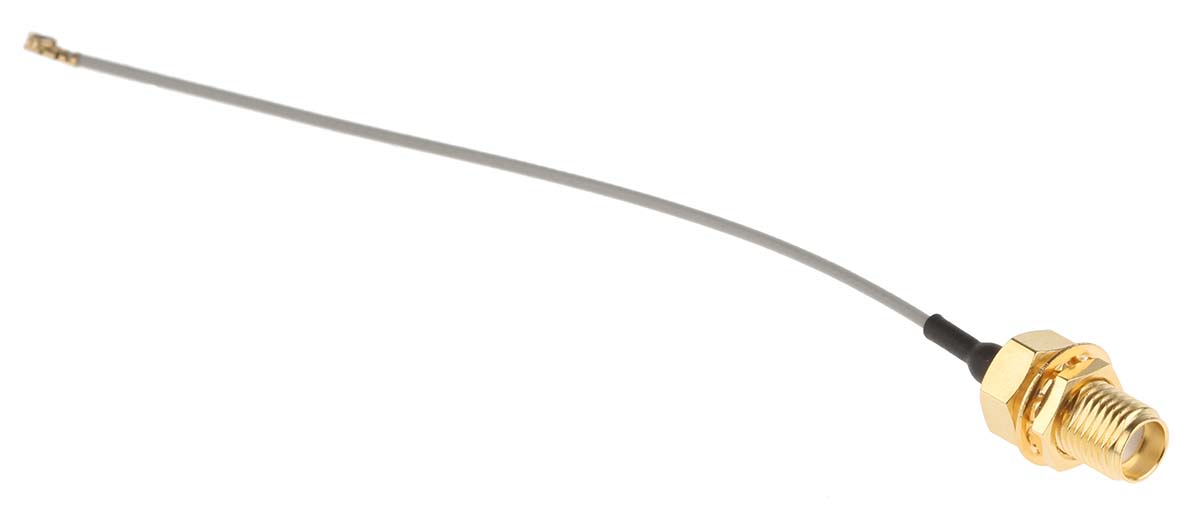 Molex Female SMA to Female U.FL Coaxial Cable, 50 Ω, 100mm