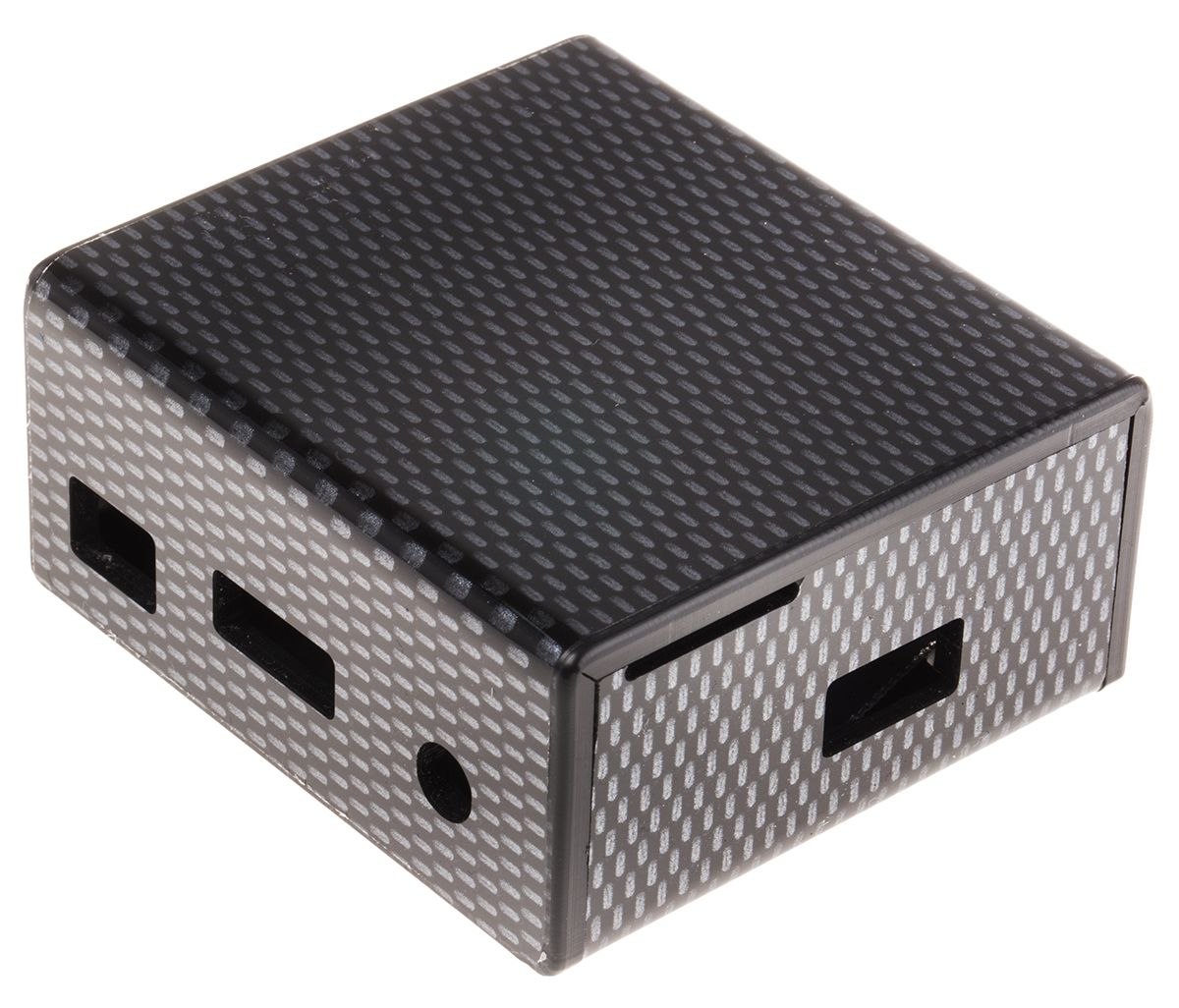 RS PRO ABS Case for use with Raspberry Pi A+ in Carbon Fibre